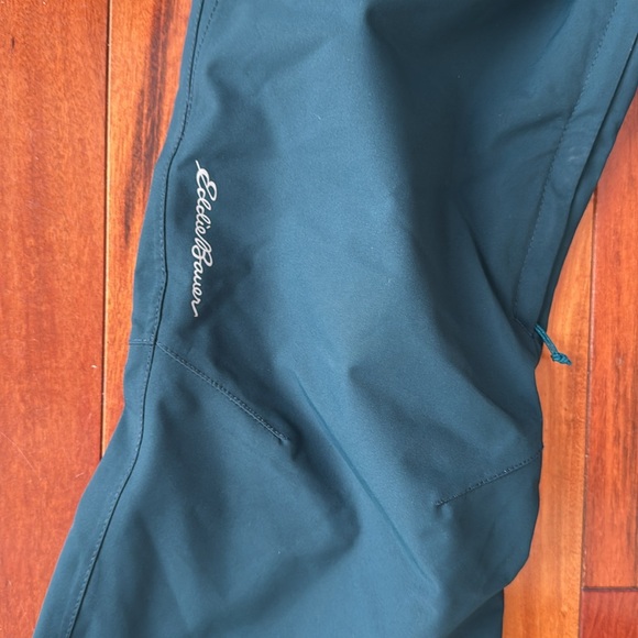 Deep forest green, Eddie Bauer insulated ski pants - Picture 2 of 5